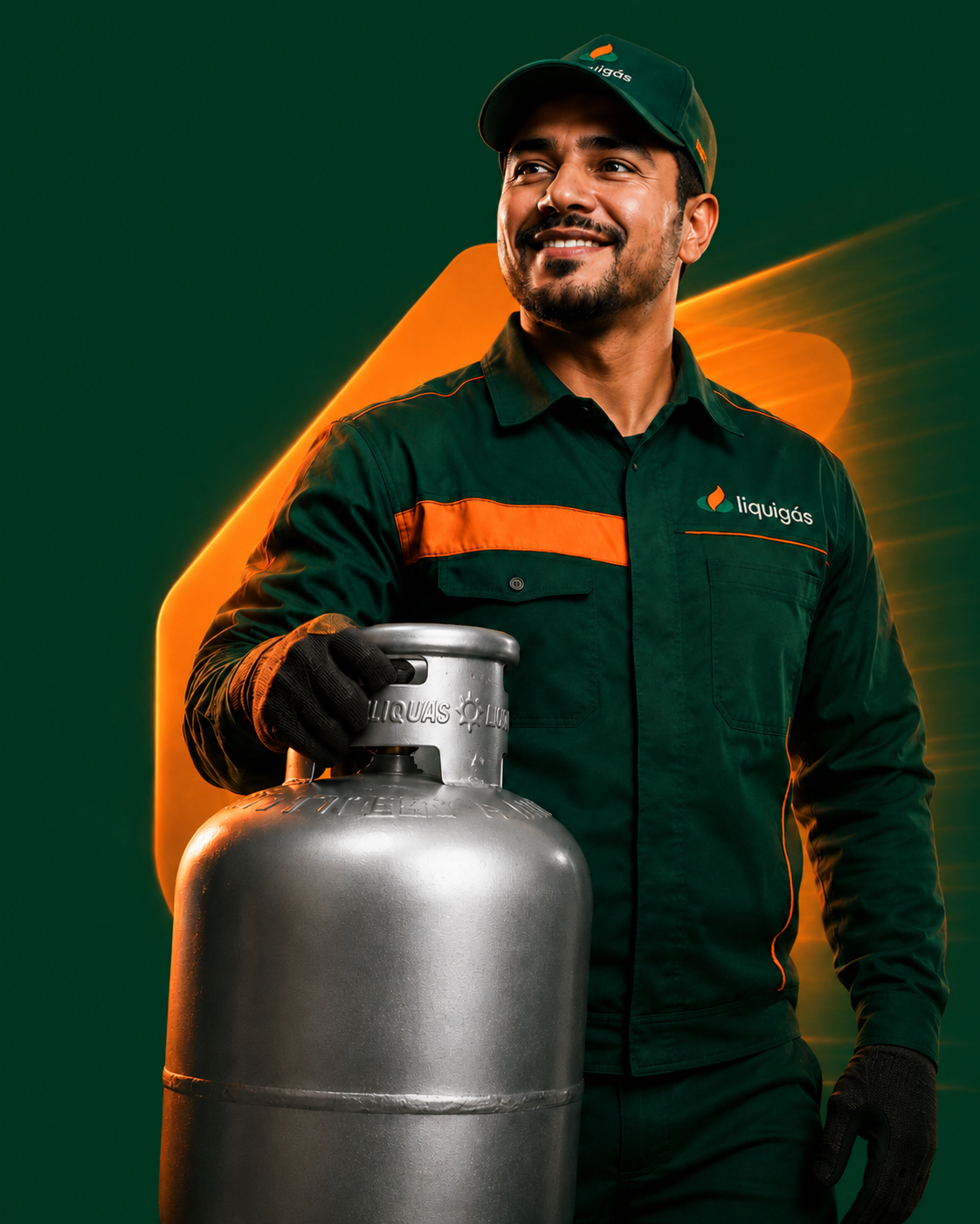 Atendimento e cilindros de gás Liquigás da PV Distribuidora